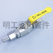 Q21SA 气源球阀Q21F 64P外螺纹活接对焊球阀 316不锈钢焊接式 304