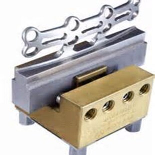 U20槽形黄铜夹头夹具夹持座治具工装 009553 夹座块ER