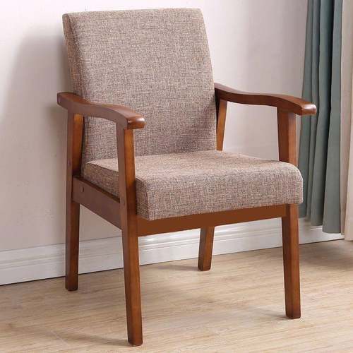 实木椅子靠背扶手椅电脑书桌椅家用单人沙发椅舒服久坐懒人麻将椅