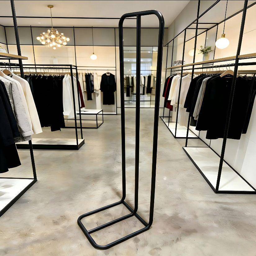 L型支架服装店货架加粗20mm圆管货架存衣服架子展示l型货架落地