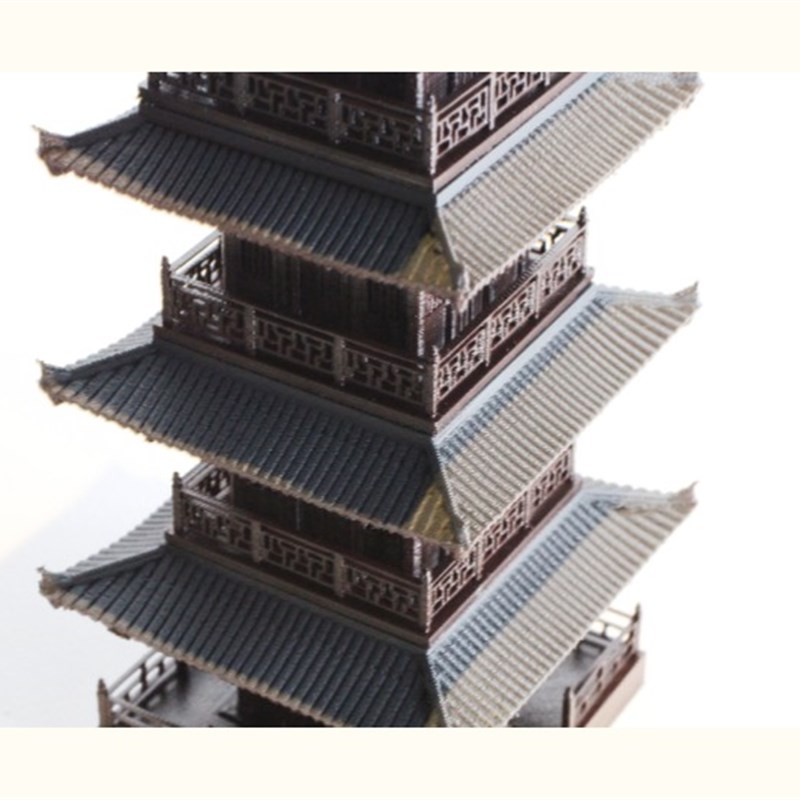 钰书房假山盆景吸水石微景观装饰无锡拈花塔建筑定制塑料古建模型