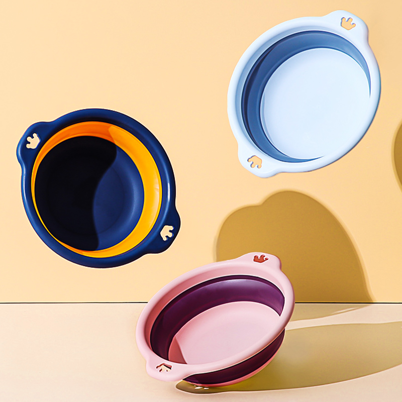 可折叠洗脸盆家用大号学生宿舍用婴儿盆子便携式压缩旅行小号洗衣