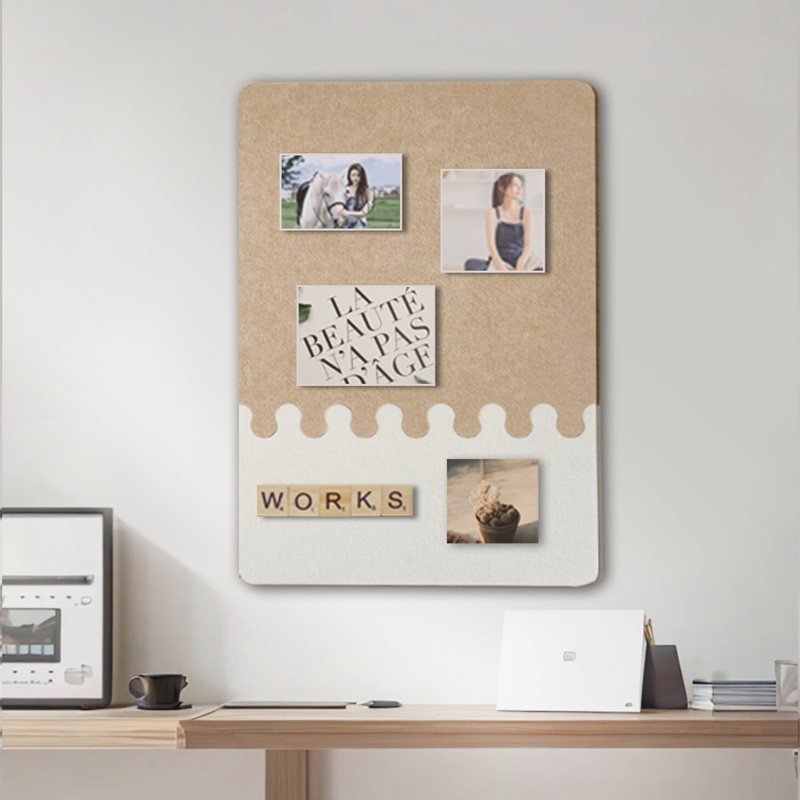 照片墙留言板组合相框相片墙怀旧毛毡墙贴留组合装饰壁贴简约