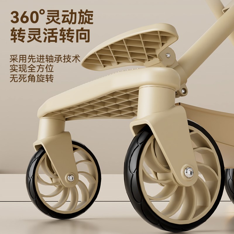 遛娃神器可躺可坐宝宝儿溜娃童高景观轻便折叠收车婴儿手推车