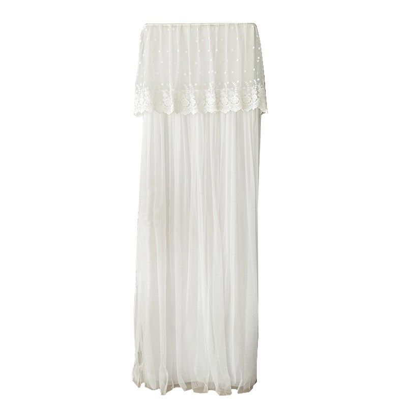 2024新品奶白色方柜机空调罩蕾丝开机不取空调套立式空调防尘罩,居家布艺,空调罩,淘宝优惠券,粉丝福利购,淘宝优惠卷