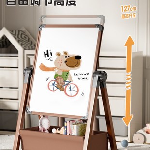 画板儿童家用双面支架式磁性教学小黑板宝宝玩具涂鸦可擦写字白板
