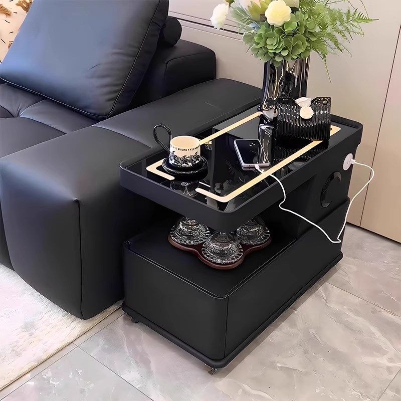 可移动茶几小户型现代简约边柜智能新款客厅意式极简沙发边几推车,住宅家具,角几/边几,淘宝优惠券,粉丝福利购,淘宝优惠卷