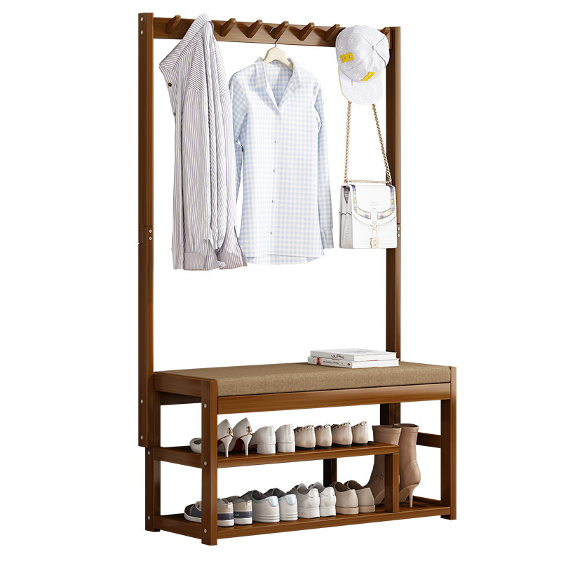 门口换鞋凳挂衣架一体家用客厅玄关衣帽架鞋架可坐多功能置物鞋柜,住宅家具,衣帽架,淘宝优惠券,粉丝福利购,淘宝优惠卷