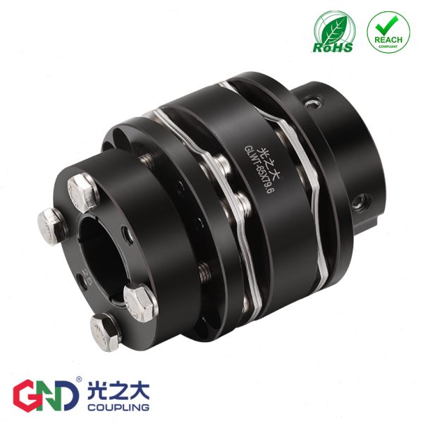 GLWT45#8螺丝双膜片单台阶胀套钻攻机数控车床联轴器大扭矩连轴器