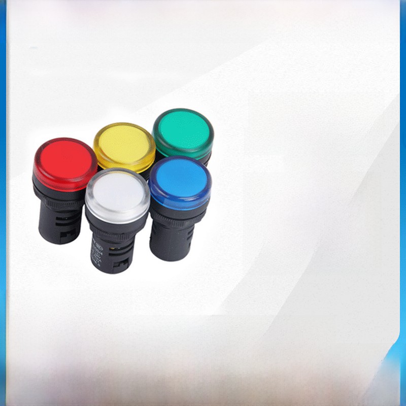 正泰Led信号灯Ad Nd16-22Ds Ac220V380V红色Dc24电源指示灯22mm黄