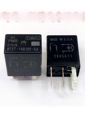 全新福特汽车8T2T-14B192-AA AB福睿斯锐界新蒙迪欧空调继电器4脚