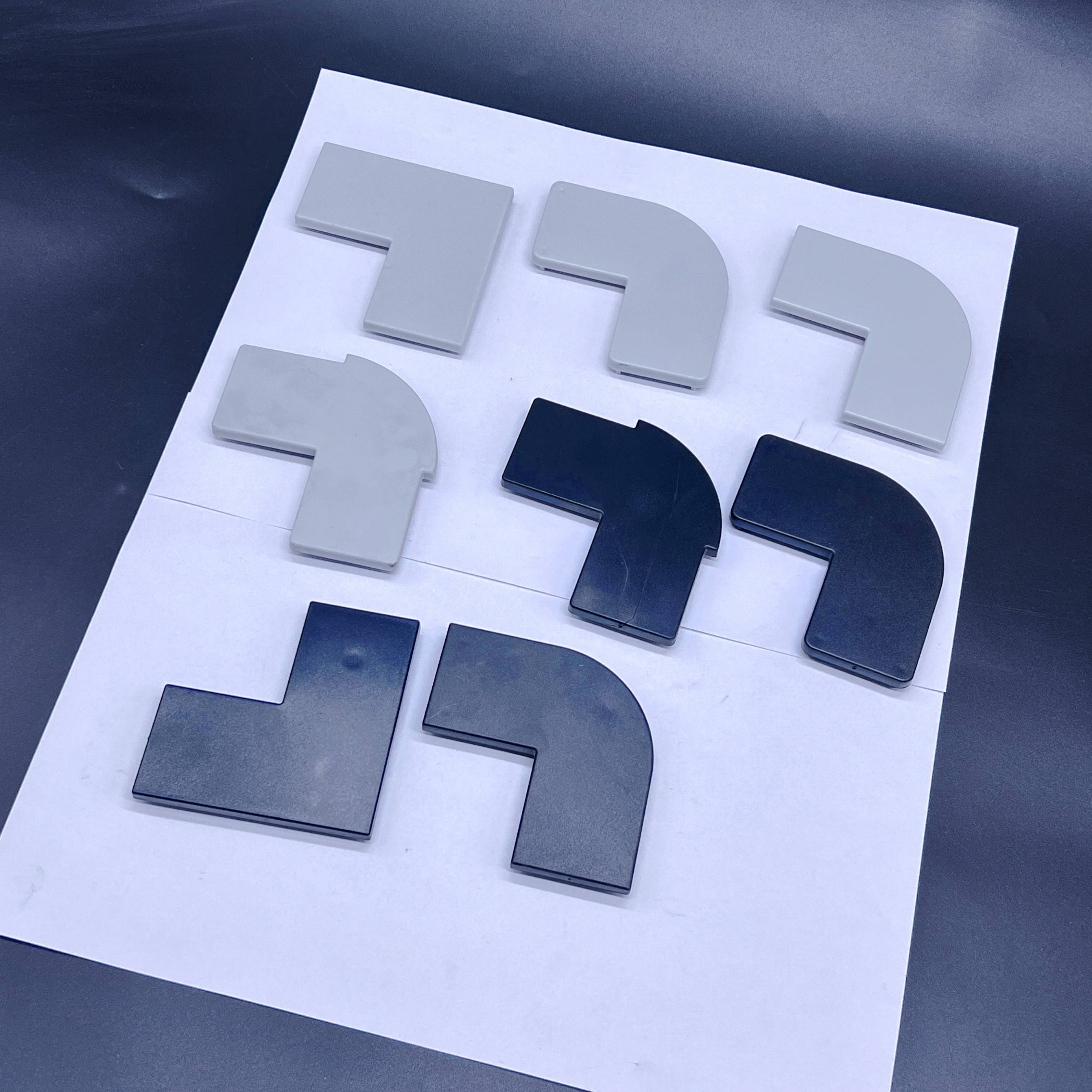 8840R欧标国标工业铝型材8080R转角弧形端面盖板封口盖扇形堵头盖