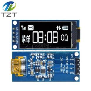1.3寸OLED显示屏液晶模块 SSD1312驱动 IIC/SPI 竖屏4/7针 64*128