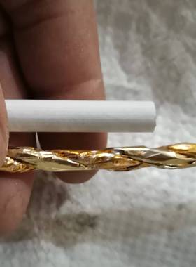 废纸包装绳金绳包装绳温室层压软绳捆扎绳三股捆扎挂苗稻草包装