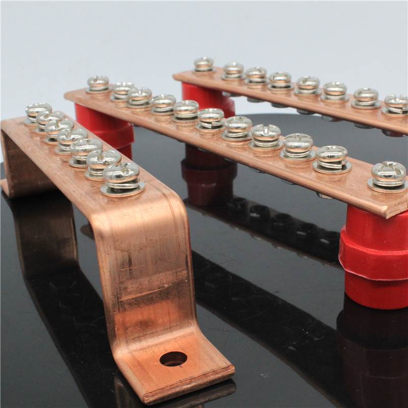 T2铜排汇流排机房接地等电位排加工定制接线母排配电柜机柜零地排