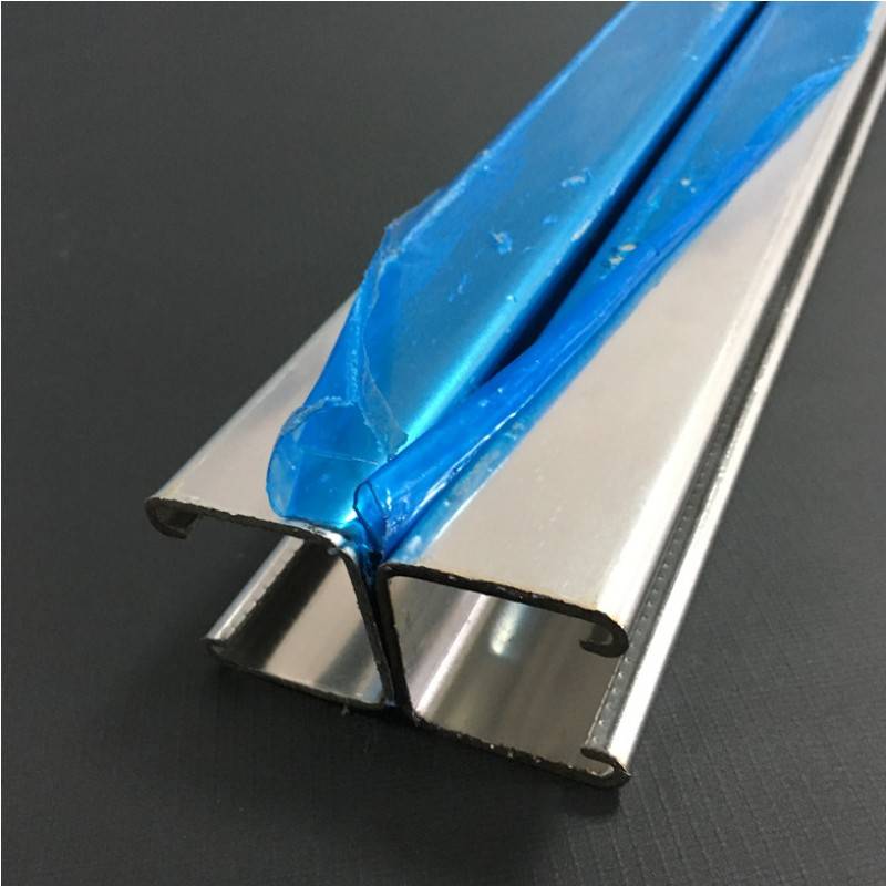 304不锈钢C型钢抗震支架光伏支架U型槽冲孔304型材支架檩条