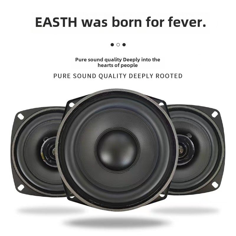 3寸重低音炮小喇叭4寸全频中高音扬声器4欧8欧3w10瓦音箱音响配件