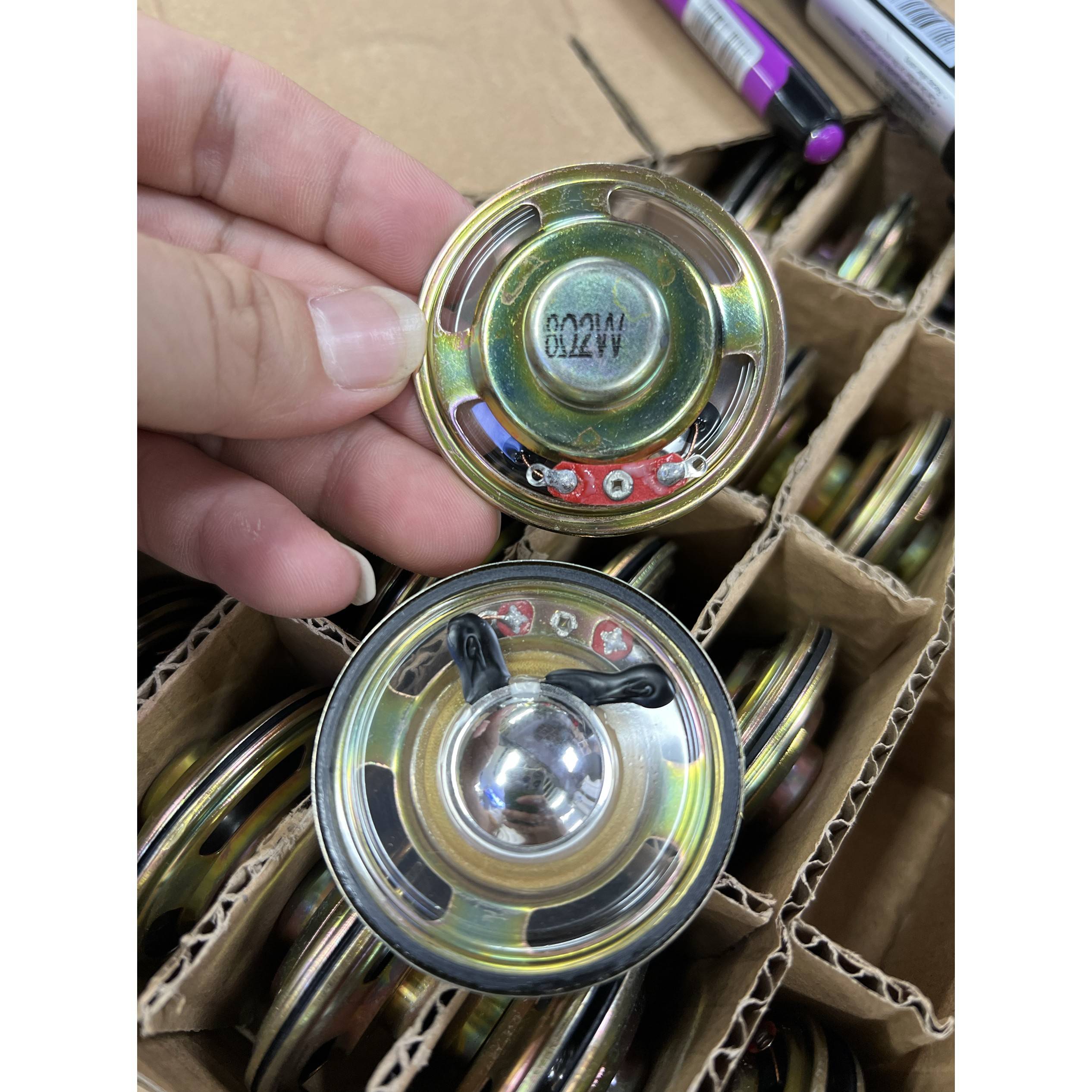 8欧0.5W 1W 2W3W直径50/57内磁小喇叭扬声器防水外磁纸盘音响配件