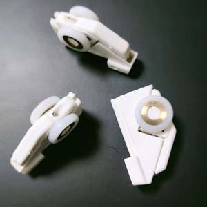 淋浴房老式配件加枫莱博顿雅立德立淋浴房吊轮铝合金三移门滑轮