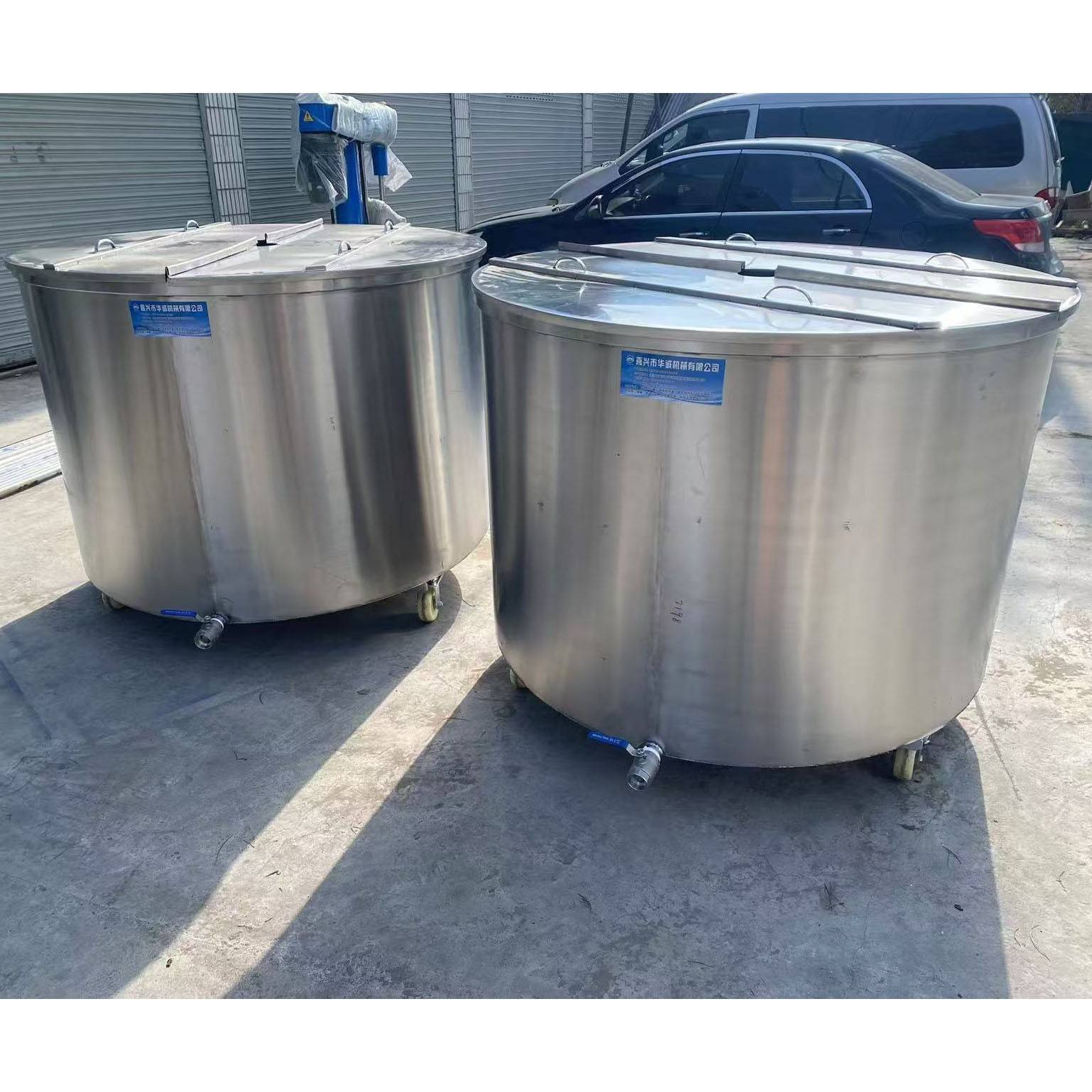 201/304不锈钢桶拉缸涂料油漆油墨化工搅拌缸食品料缸移动送阀门