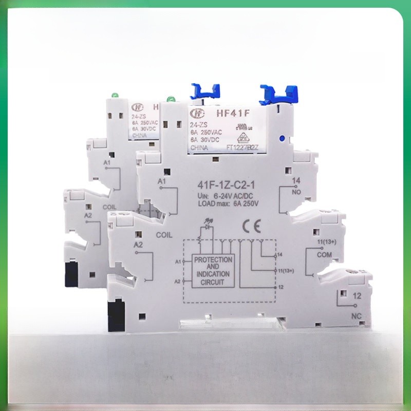 Hf41F-024-Zs 41F-1Z-C2-1宏超薄继电器模块模块Dc24V 12V薄型