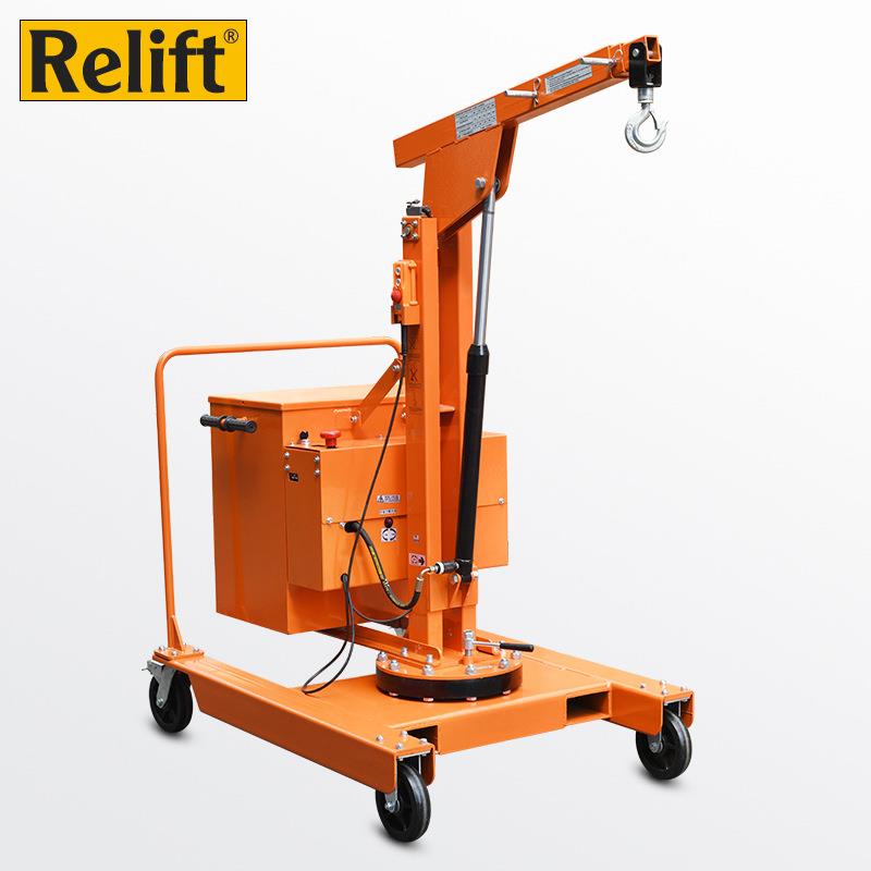 配重式电动液压起重机HLC550E可旋转单臂吊机移动伸缩吊架