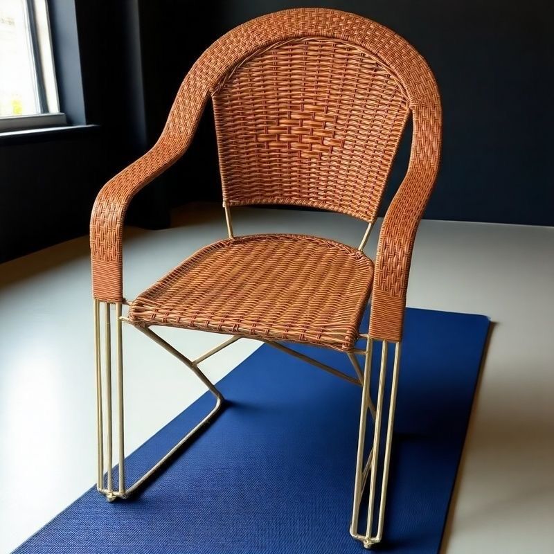 藤椅电脑椅弹跳椅钢筋滕椅编织靠背夏季阳台户外休闲办公室内家用,住宅家具,阳台椅,淘宝优惠券,粉丝福利购,淘宝优惠卷