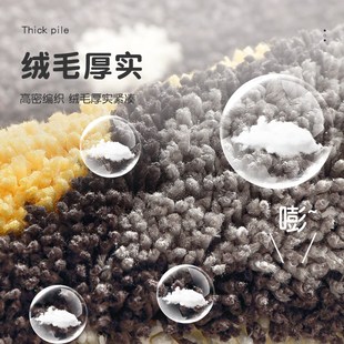 浴室地垫强吸水家用地毯卡通门垫子厕所门口防滑垫卫生间脚垫