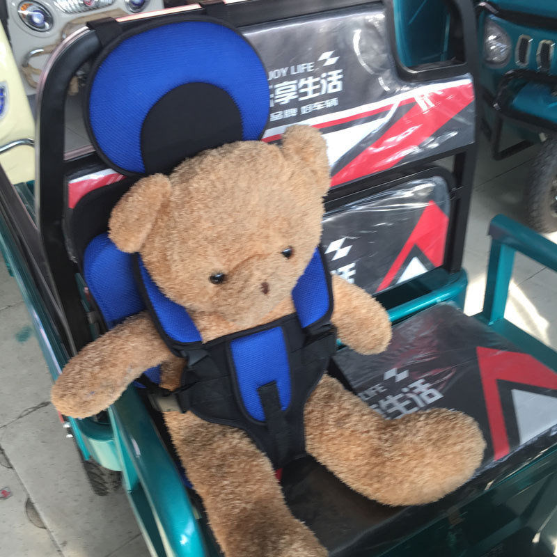 电动三轮车宝宝安全座椅儿童婴儿简易宝宝托盘垫固定绑带保护