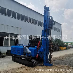 螺旋钻桩机机械动力头钻速85rpm 可定制光伏打桩机履带式