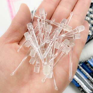 掏耳勺头替换带灯通用型替换头硅胶软头小孩掏耳朵儿童发光耳镊鼻