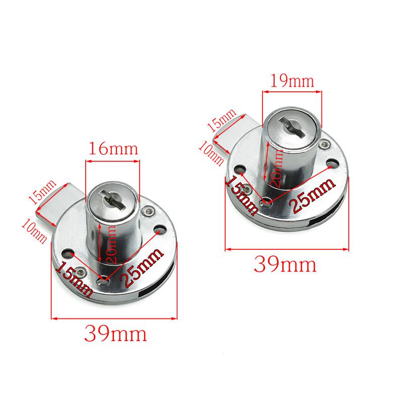 包邮 109圆形橱柜锁家具锁衣柜门锁信箱锁抽屉锁柜门锁厨门锁