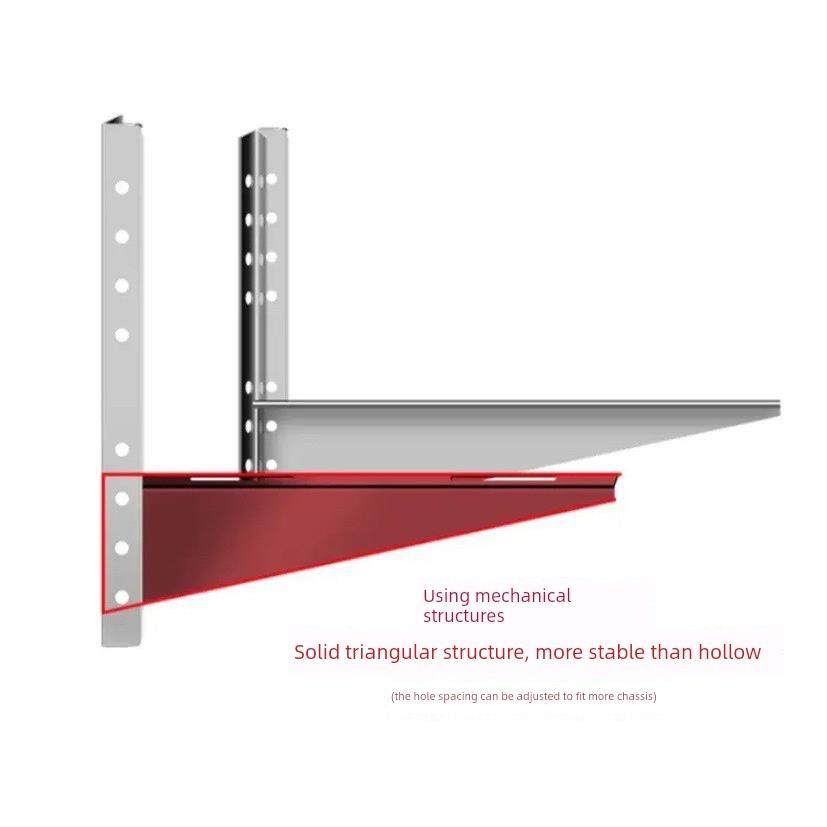 空调室外机支架加厚镀锌空调室外机机架1.5P2P3P5P不锈钢室外机支