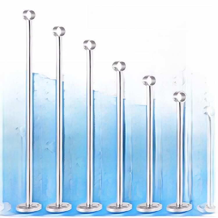 晾衣杆吊座阳台不锈钢吊杆晾衣架吊通底座支架凉衣配件固定托顶装