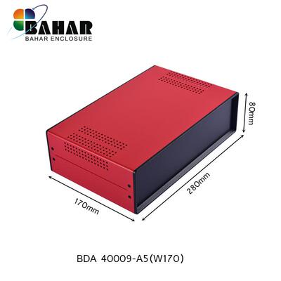 设备外壳电子DIY监控机箱ABS塑胶面板铁壳体安防BDA40009-（W170)