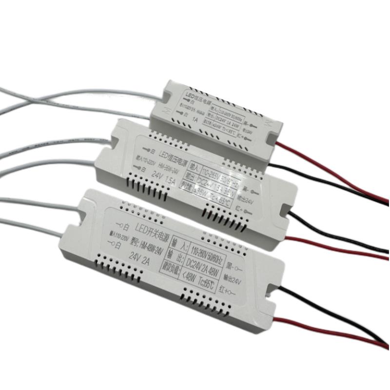 Led灯带变压器220V转12V24V开关电源1A2Av3A4A5A6A直流稳压适配器