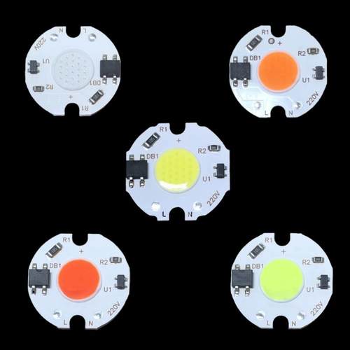 AC220V高压免驱动COB灯珠芯片3W5W7WLED轨道筒灯酒柜拇指射灯光源