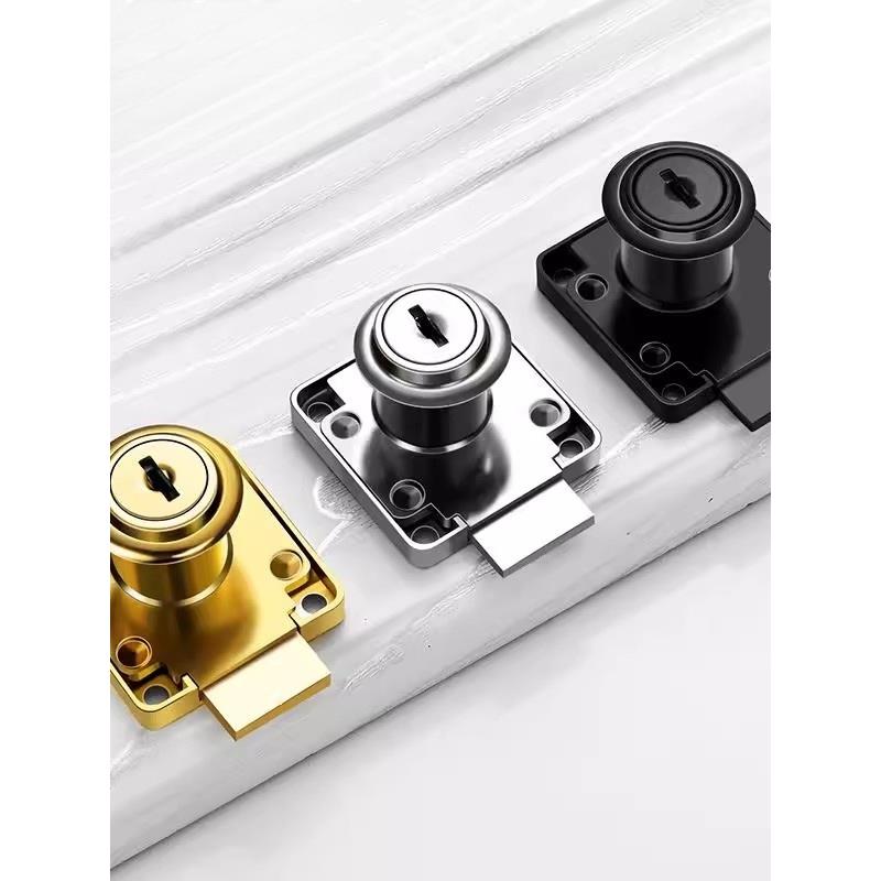 办公桌抽屉锁柜门锁老式床头柜锁加长家具锁文件书柜锁家具通用型