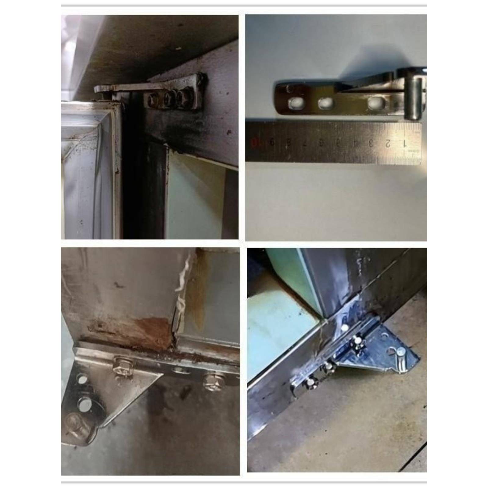 门铰炼冰箱维修配件大全格林斯达星星商厨厚冰柜锌合金二门工作台