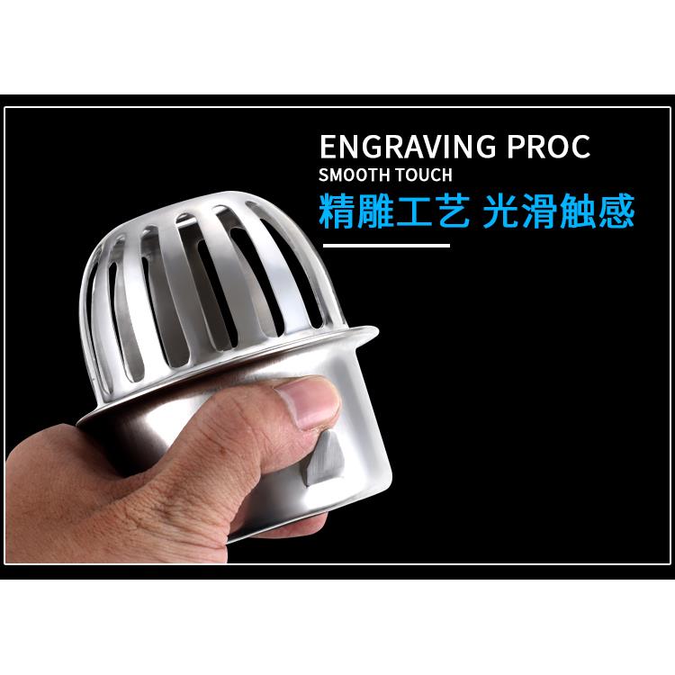 50管帽75PVC不锈钢室户外楼顶阳台地漏盖天台防堵雨水斗110下水道