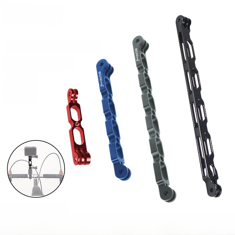 bning运动相机自拍延伸杆Dji 5Pro二卡到三卡延伸杆适用于Insta360 One X5自行车头盔延伸臂支架Gopro13延伸