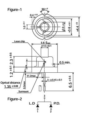 红色激光二极管 650nm 5mw LD TO-18外壳接负极 优势特价