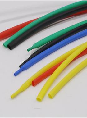 数据线热缩管绝缘套管高压黑色彩色大口径加厚电工电线电缆收缩管