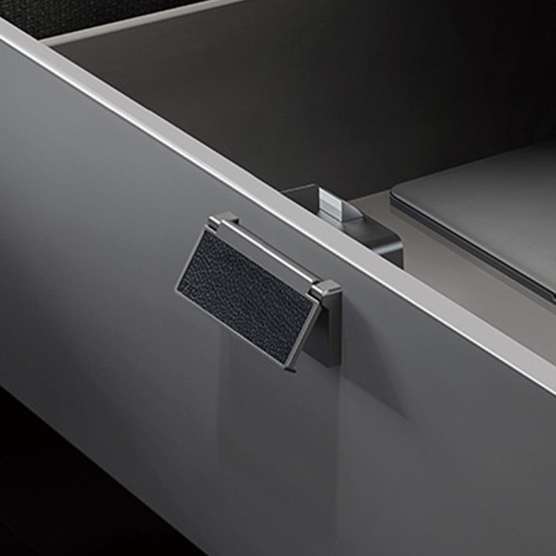 智能指纹抽屉锁把手拉手家用柜子柜门锁鞋柜床头柜衣柜电子锁家用