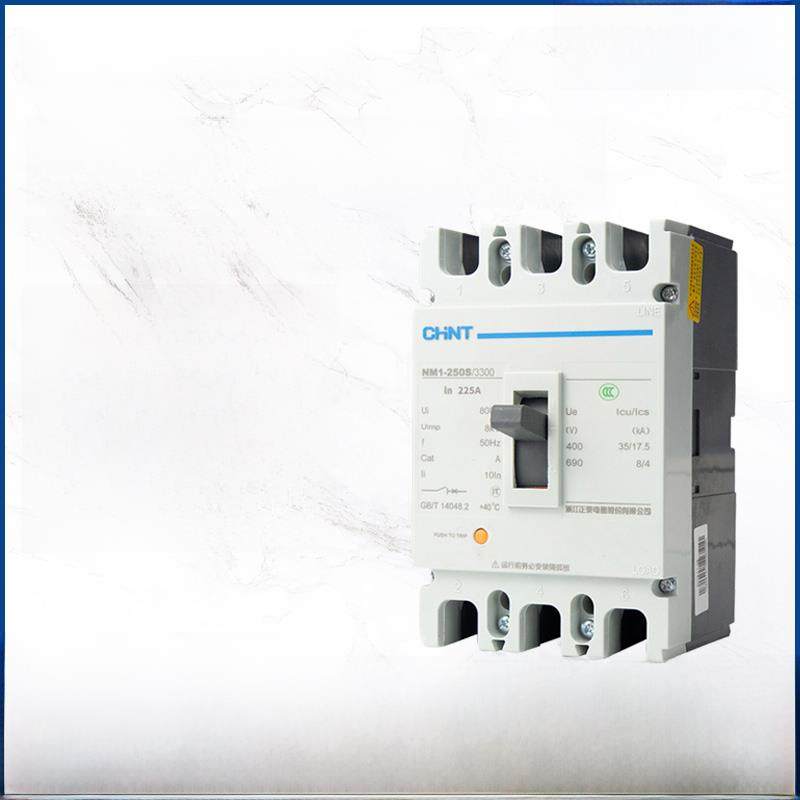 正泰塑壳断路器100A空气开关3P三相四线4P空开NM1塑料外壳式100A