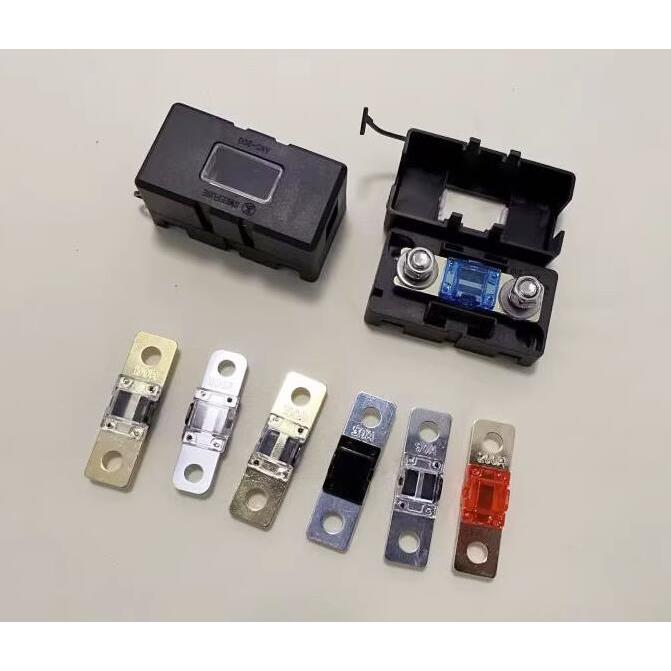 小叉螺栓保险丝20A/30A/50A/100A/120A/200A汽车保险丝及底座盒