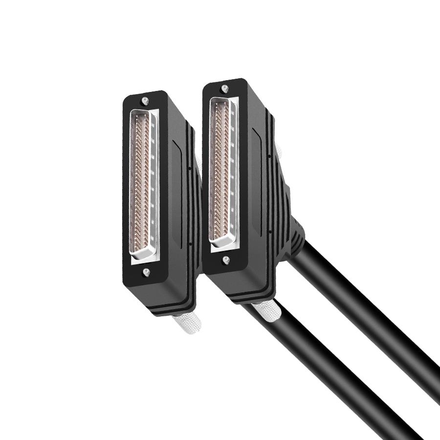 SCSI连接线HPDB68M/M工业设备控制线SCSI68P针对针连接线