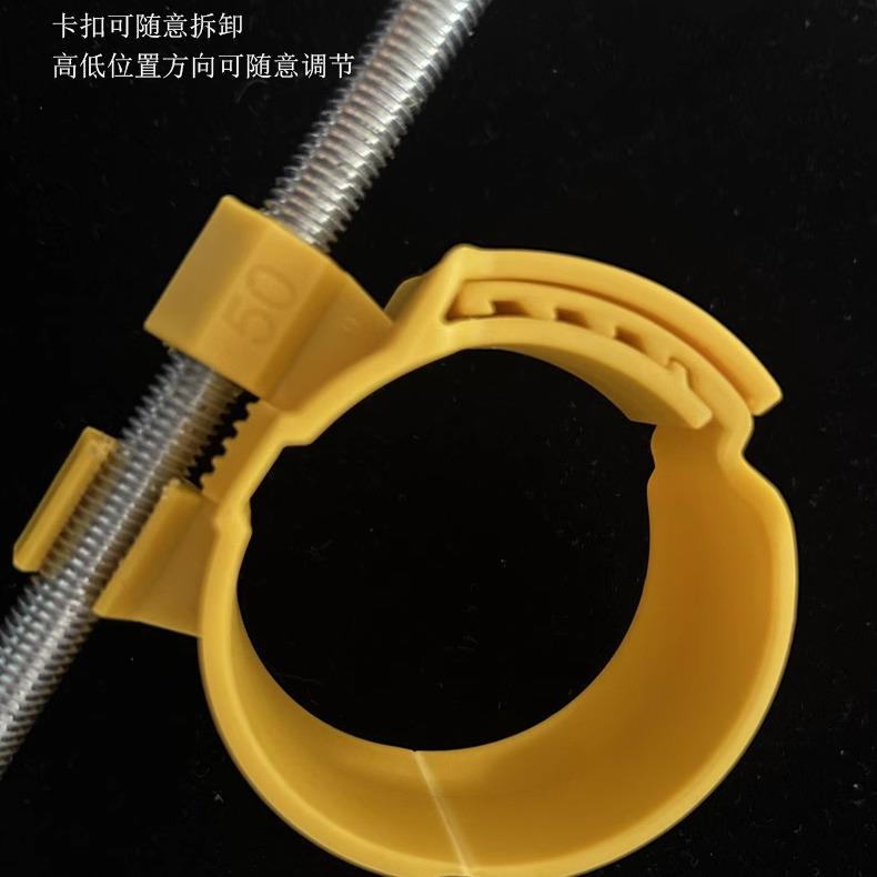 中央空调官卡吊码 铜管道卡吊卡 安装配件丝杆码尼龙秒扣