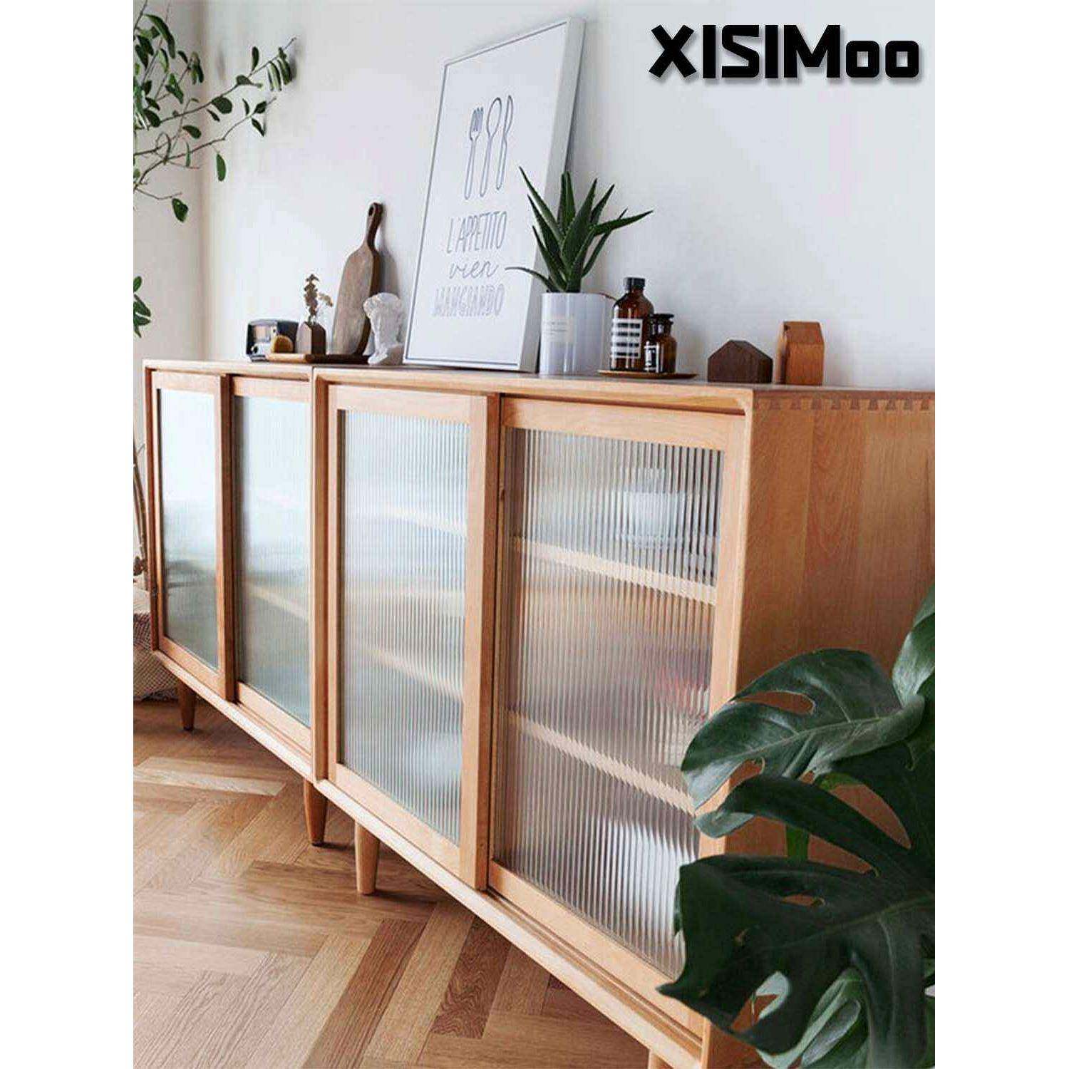 需定制北欧餐具柜酒柜客厅集成壁挂式薄低柜落地实木厨房储物柜茶