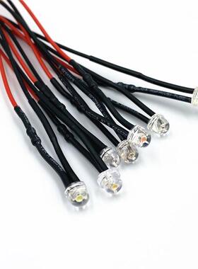 5mm8mm草帽头LED带线指示灯3V5V6V12V24V220V手电筒遥控器电路板